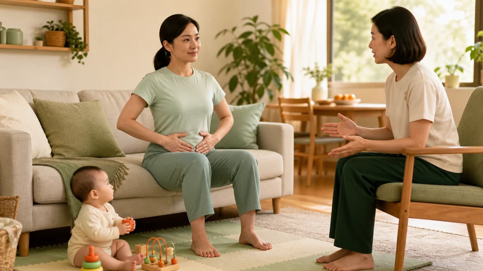 Postpartum back pain? Anterior pelvic tilt correction and core strengthening